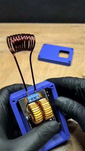 Built a simple induction coil #induction #3dprinting