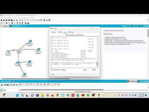 CCNA Lab: Vlans & Inter-vlan Routing Setup