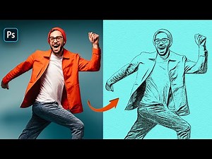 Convert Photo to Line Art Effect in Photoshop | Easy Tutorial for Beginners
