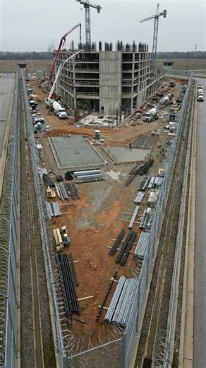 Vertical Data Center #construction #timelapse