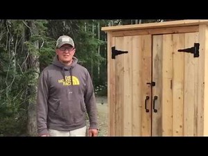 Small Outdoor Shed or Closet Converted into Smokehouse | Ana White