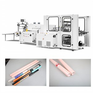 [Hot Item] No Film Waste Factory Gift Paper Self-Adhesive Paper Small Roll Shrink Wrapping Packing Machine Rewinding Machine