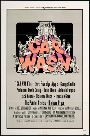 Car Wash (1976) ⭐ 6.2 | Comedia, Drama, Romance
