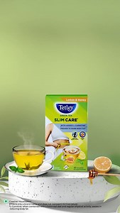 Most green teas stop at taste. Tetley Slim Care goes further with L-Carnitine to back your active lifestyle and your support wellness goals. Say hello to #NotYourRegularGreenTea. | Tetley Green Tea