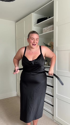 Styling a Satin Dress for Autumn Fashion | Plus Size Outfit Ideas