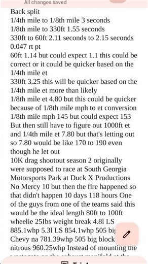 drag car build idea update