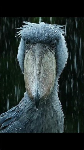 The Grim Reaper of the Swamp 🌧️ #Shoebill