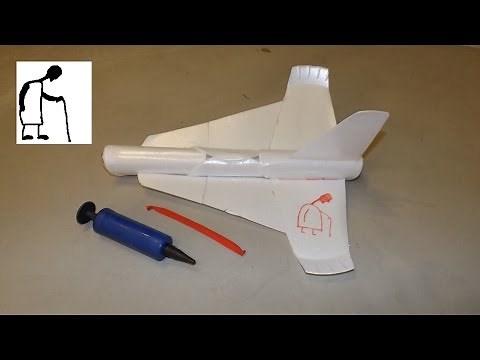 Simple Balloon Powered Plane - Third Attempt 'Success-ish'