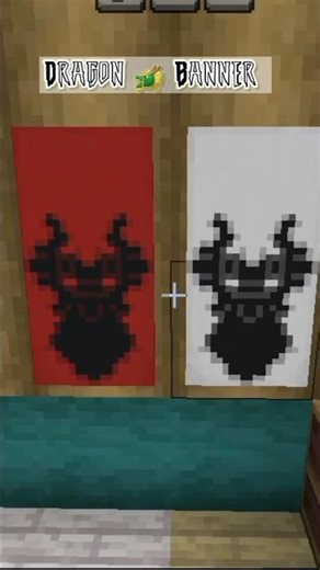 dragon 🐲 banner build hack minecraft