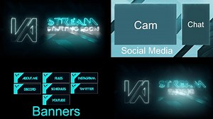 Valorant Blue Twitch Overlay. (starting, Ending, Just Chatting, Cam, Alerts, Banners) - Etsy UK