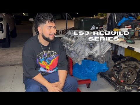C6 LS3 ENGINE REBUILD (MY 1ST VIDEO)