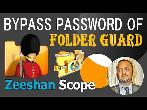How to bypass password protection of Folder Guard and recover data?