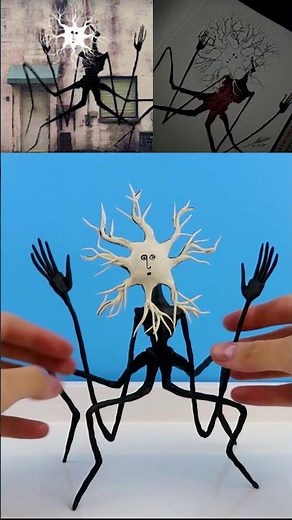 ALL creature Doctor Nowhere with Clay #horror #figures #art
