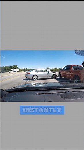 Tire Burst at High Speed… Lost Control 😳#shorts