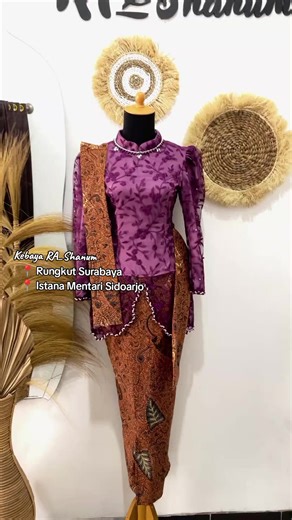✨Kebaya custome made by RA_Shanum✨ Mau custome kebaya model bagaimana? Yuk konsultasi busa labgsung chat admin wa kami 62857-5562-3146 ☺☺🙏🏻 #kebaya #sewakebayasurabaya #sewakebayasidoarjo #jahitkebayasurabaya #jahitkebayasidoarjo