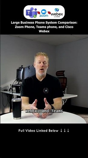 Large Business Phone System Comparison: Zoom Phone, Teams phone, and Cisco Webex