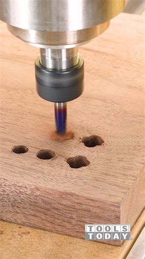 ToolsToday on Instagram: "Testing some hole sizes to ensure I get a tight fitting hole size on the brass rod and wood dowels before starting on the next project. I will be using the brass rod to go through multiple layers of the material, so I need the outer most hole to have a tight fit, but also need to leave room for the epoxy to adhere to the wood on all of the middle layers. I added some fillets to the design and decreased the size until the 4 contact points gave me the fit I was looking fo