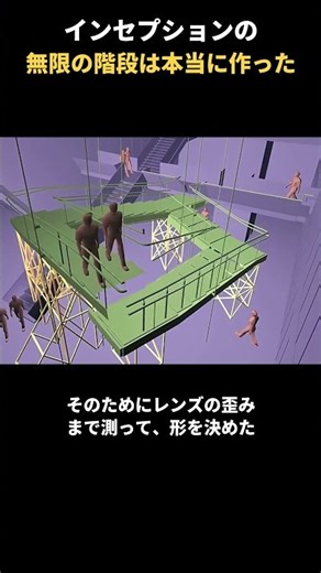 インセプションの無限の階段は、本当に作った