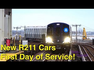 R211 Subway Cars - Inaugural Ride and First Day of Passenger Service!