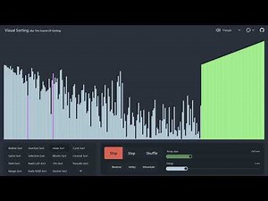 【Heap Sort】ソートアルゴリズムを色と効果音でわかりやすく示す「Visual Sorting／The Sound Of Sorting」