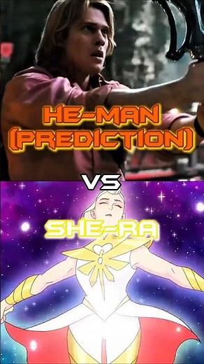 He-Man vs She-Ra #heman #shera #mastersoftheuniverse #vs #edit #shorts #princess #power