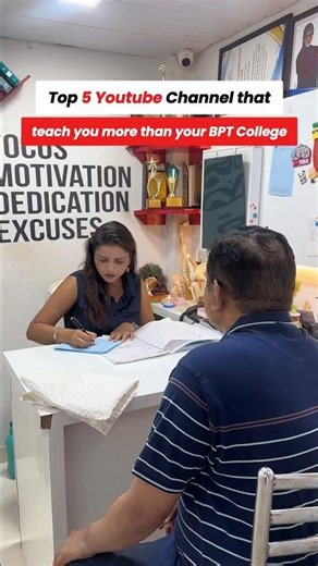 Top 5 Youtube Channel that teach more than your BPT College ! | Dr Neha Shukla