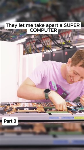 They let me take apart a SUPER COMPUTER-p3#techtok #techreview #techtips #hardware #hardware