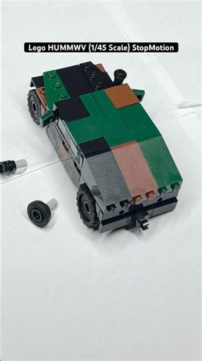 Lego HUMMWV US Military Stop Motion (Scale 1/45)