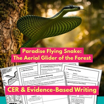 Paradise Flying Snake: Masters of the Air | CER Science Literacy & Activities