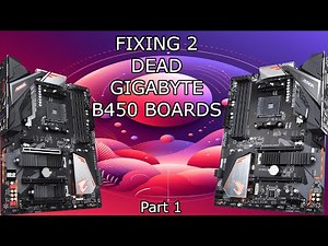 2 GIGABYTE AORUS B450 DEAD FROM EBAY | B450 AORUS PRO MOTHERBOARD REPAIR