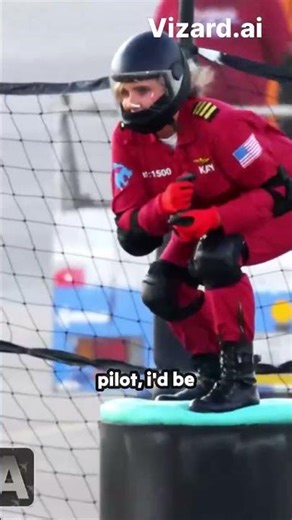 Jet Blast! 60 MPH Winds Try to Blow Pilots Away