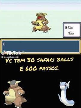 🎉 Localização Capturar Dratini e Kangaskhan - #Safarizone #Pokémon #leafgreen #firered #GBA