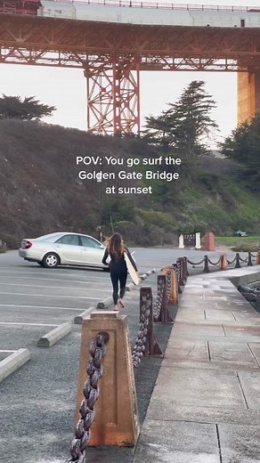 Surfing Under the Golden Gate Bridge Adventure