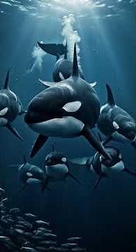 What Happens When an Orca Meets a Giant Squid? #orca #giantsquid #wildlife