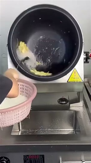 Food cooking machine automated cooking process 🍲🤖 #foodprocessing #automation #kitchen