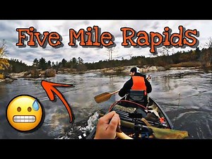 First time running rapids! French River fall canoe and fishing trip