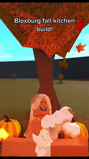 Fall Kitchen Build in Bloxburg