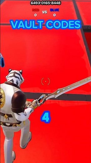 ALL THE VAULT CODES FOR RED VS BLUE #fortnite #short #gaming
