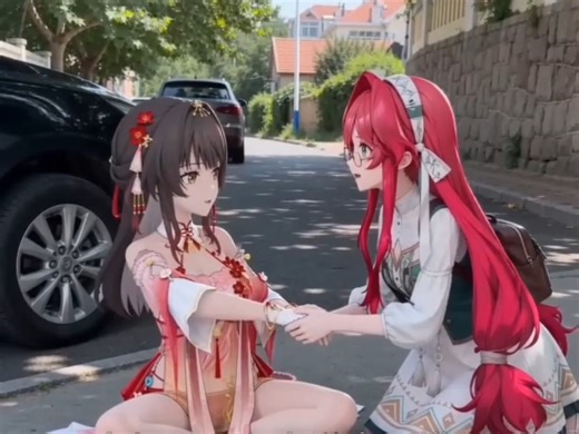 [尘白抽象动画]瑟茜:这个算命有力气