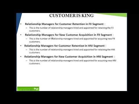Customer is King - An Introduction