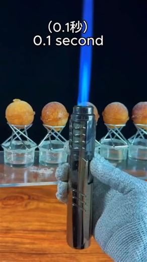 1800°C flame vs. cola ice ball #experiment #foryou #foryoupage #trending #viral