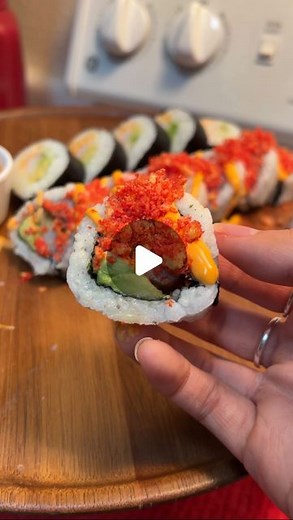 Made By Sillo🍴 on Instagram: "Hot Cheetos make everything better 🔥 Full sushi video + recipe coming soon! Follow @madebysillo for more ❤️"