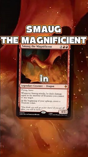 Smaug FINALLY Gets an MTG Card… And It’s Actually GOOD 🔥🐉 #mtg