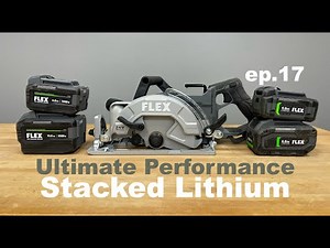 Flex 24v Rear Handle circular saw Review with stacked lithium | FX2141R | Circular saw ep.17