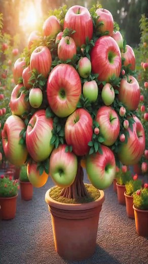 9.6K views · 108 reactions | Secrets to Harvesting more Apples with new planting methods #satisfying #garden #gardening #apple | Tree Garden | Facebook