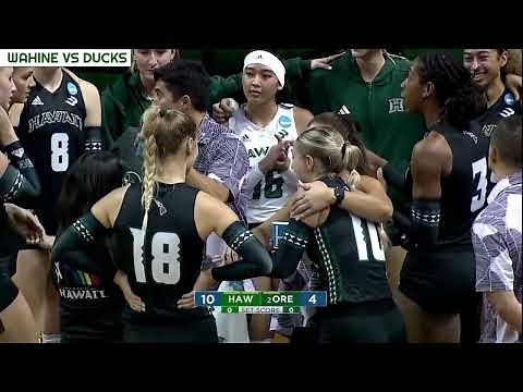 Hawaii Wahine Volleyball, UH vs Oregon Ducks, Dec 1, 2023 (NCAA Championship)