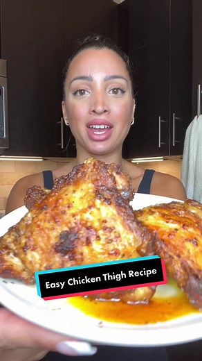 Crispy Air Fryer Chicken Thighs (ASMR)