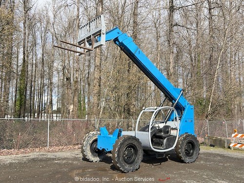 2006 Genie GTH-644 44' Telehandler 6,000 lbs Telescopic Reach Forklift bidadoo | eBay