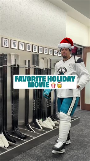 Is Die Hard a Christmas movie?? 🎅🎥 #nhl #sharks #hockey #holidaymovies