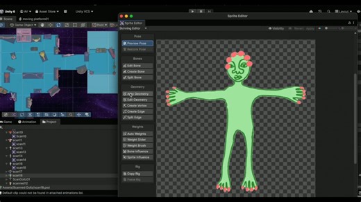 2D Sprites: Rigging & Animating